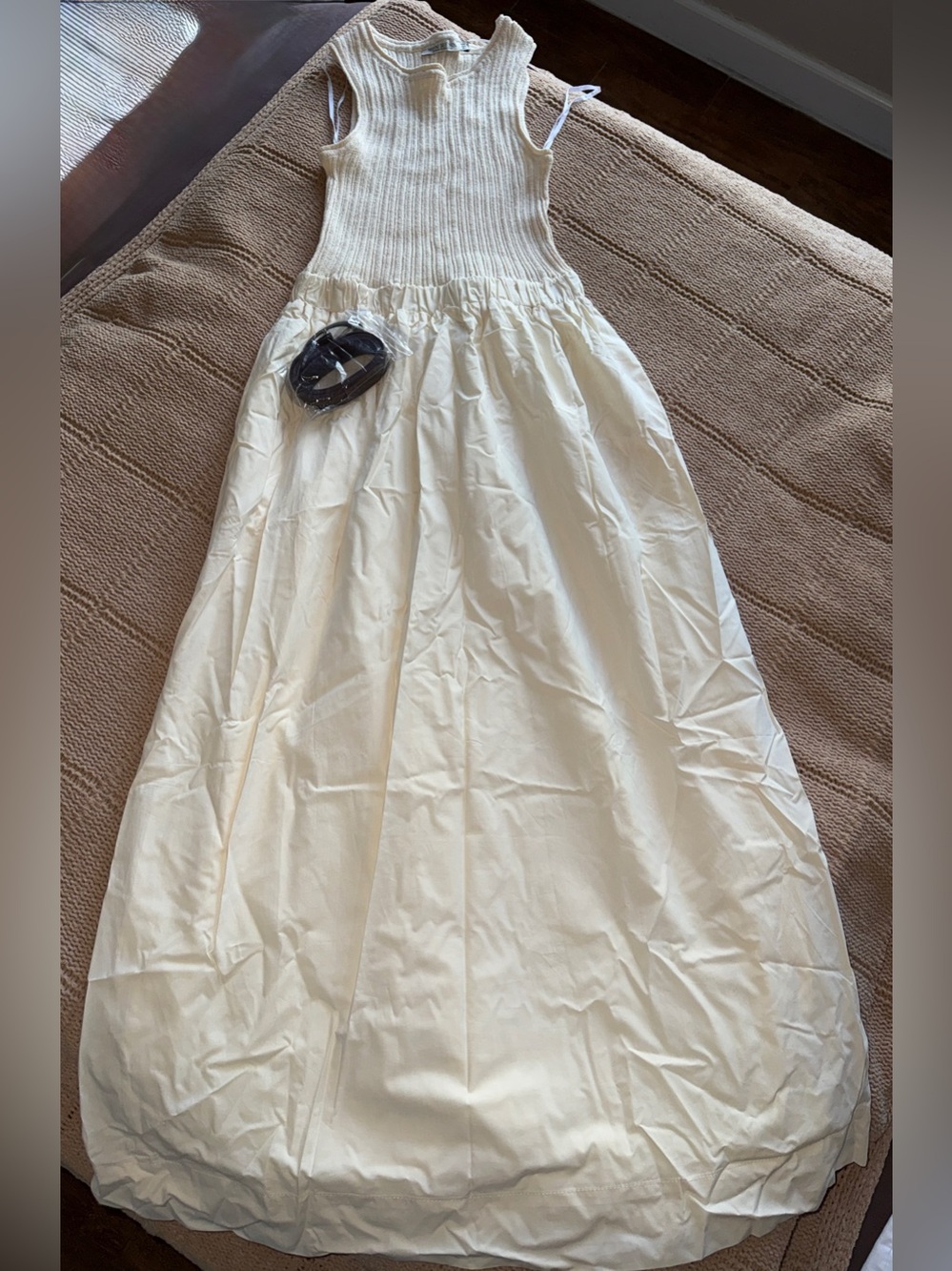 215.  Mon Renn Elemental Knit Combo Dress - Picture 5 of 15